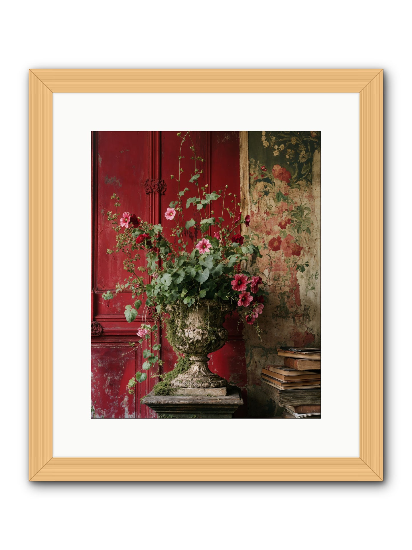 Bloom Society -- Framed Print - Natural 12x15