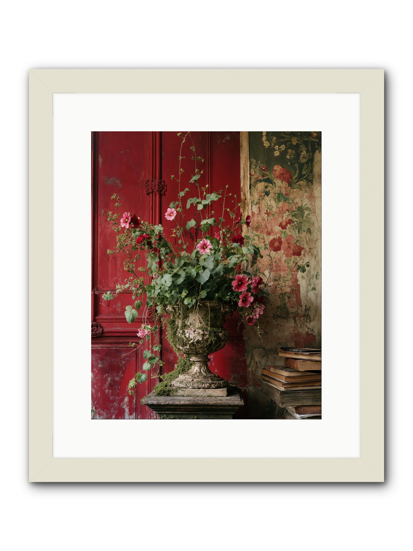 Bloom Society -- Framed Print - White 12x15