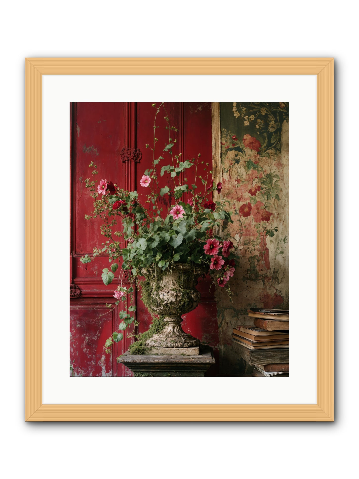 Bloom Society -- Framed Print - Natural 16x20