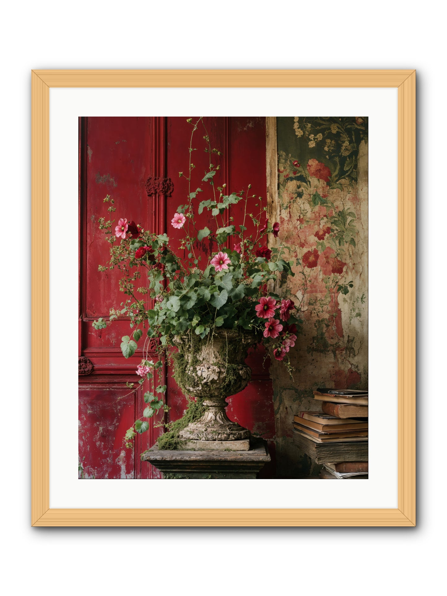 Bloom Society -- Framed Print - Natural 20x25