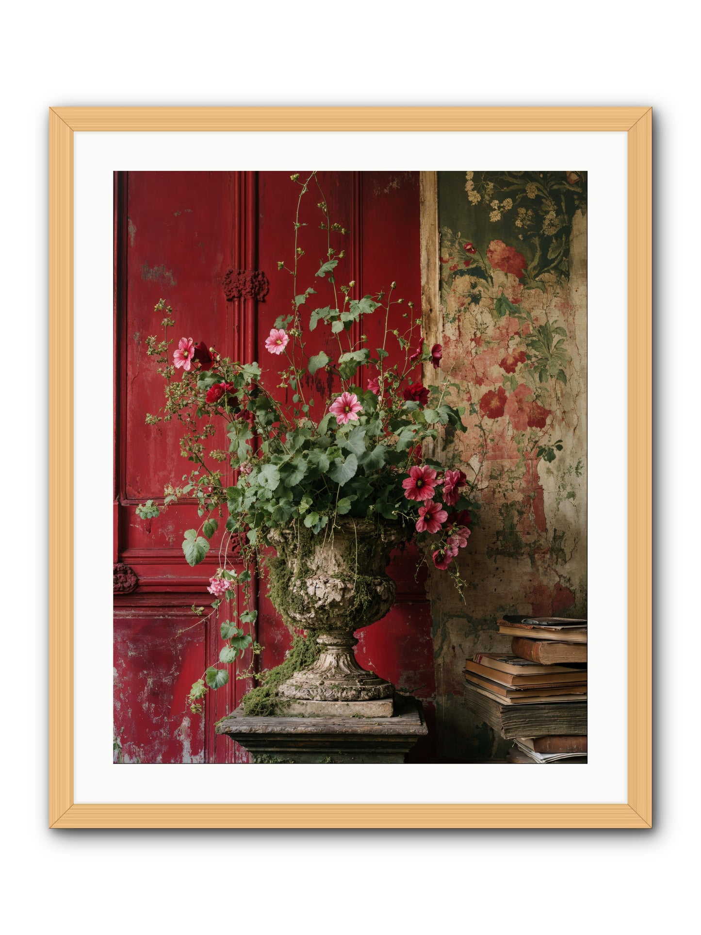 Bloom Society -- Framed Print - Natural 24x30