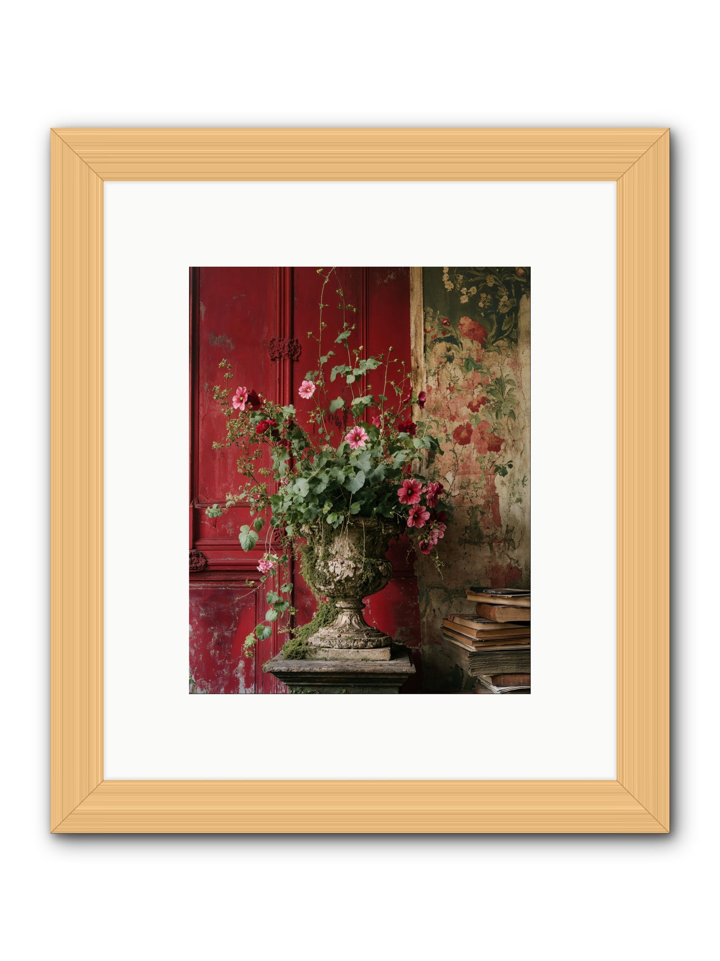 Bloom Society -- Framed Print - Natural 8x10