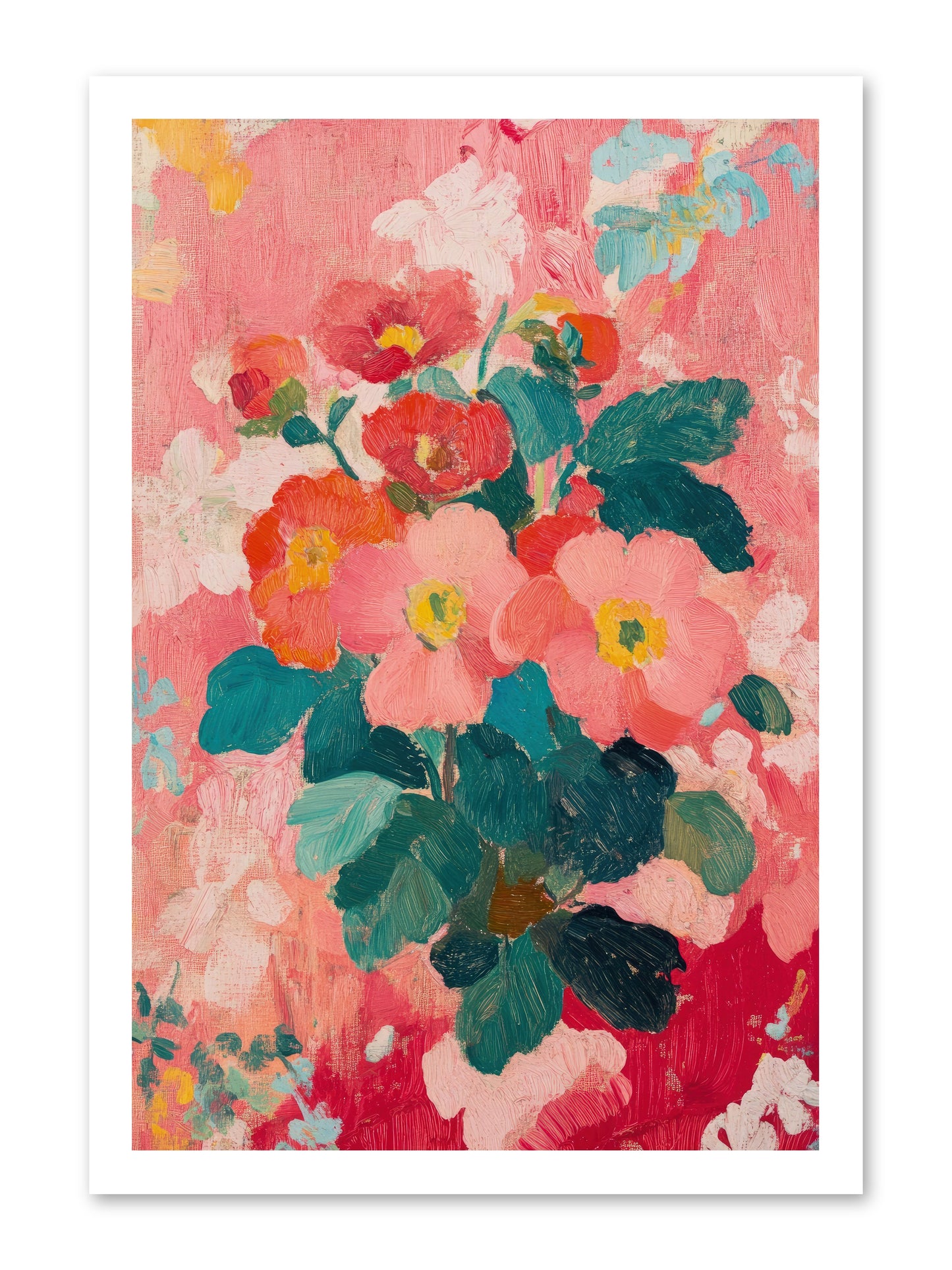 Blooms At Dawn -- Loose Canvas Print 16x24