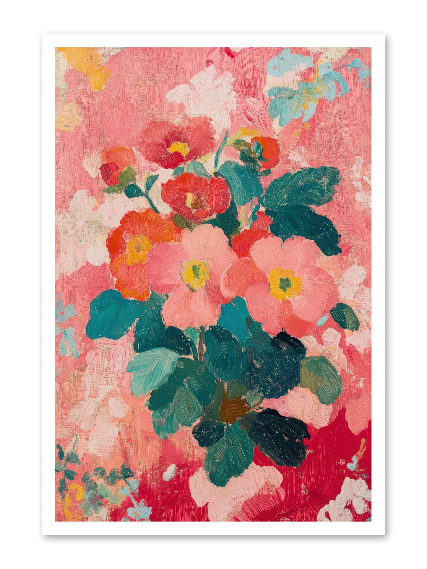 Blooms At Dawn -- Loose Canvas Print 24x36