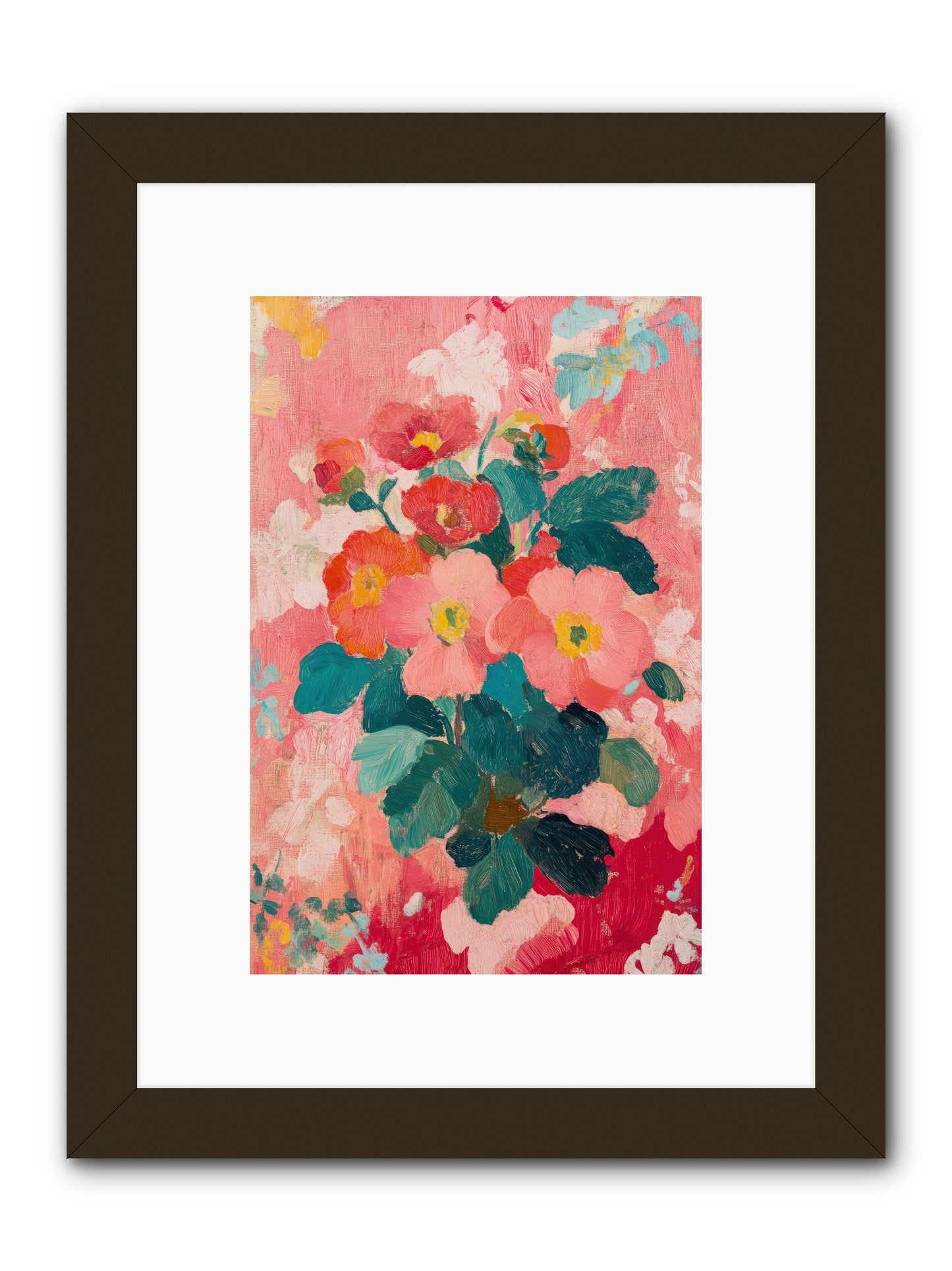 Blooms At Dawn -- Framed Print - Black 8x12