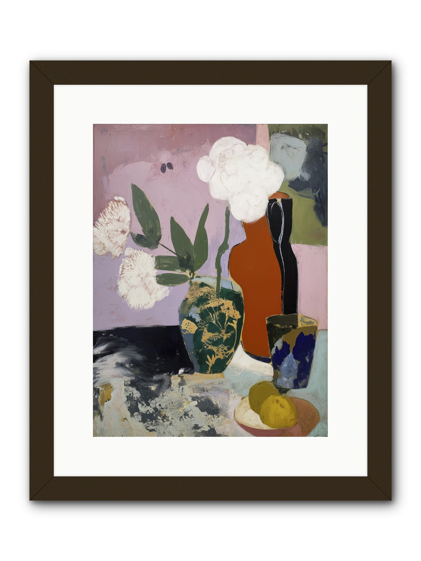 Blooms at Twilight -- Framed Print - Black 12x16