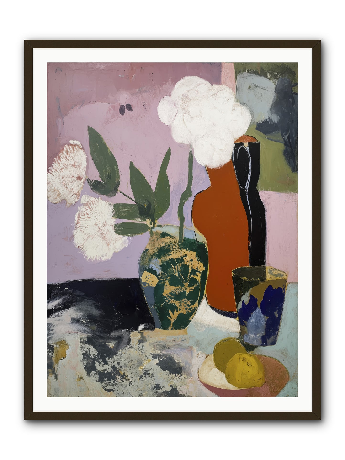 Blooms at Twilight -- Framed Print - Black 36x48