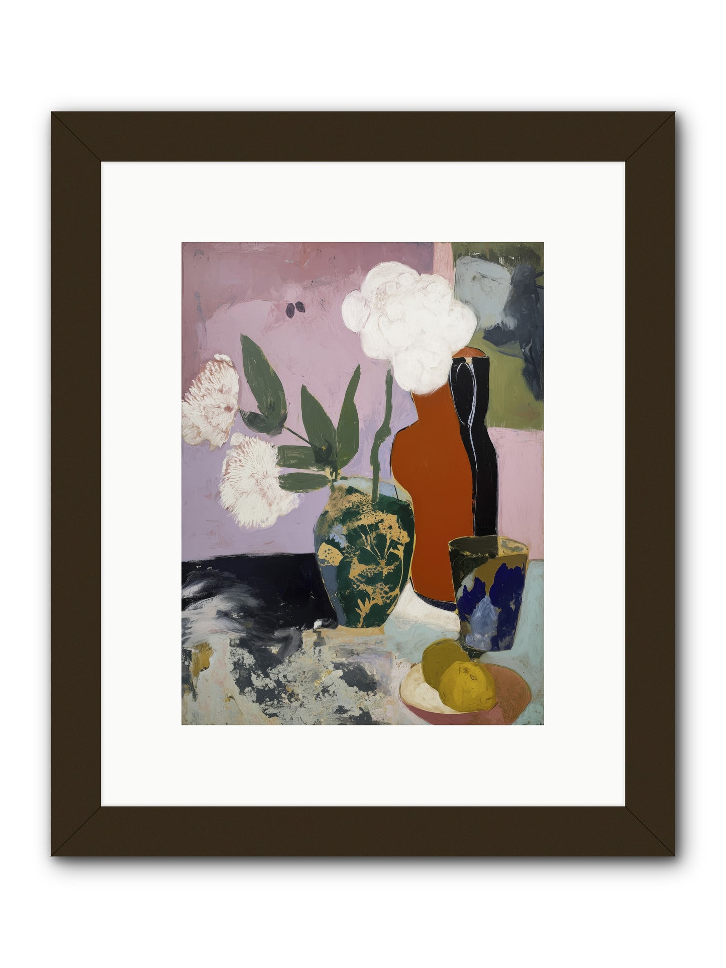 Blooms at Twilight -- Framed Print - Black 9x12