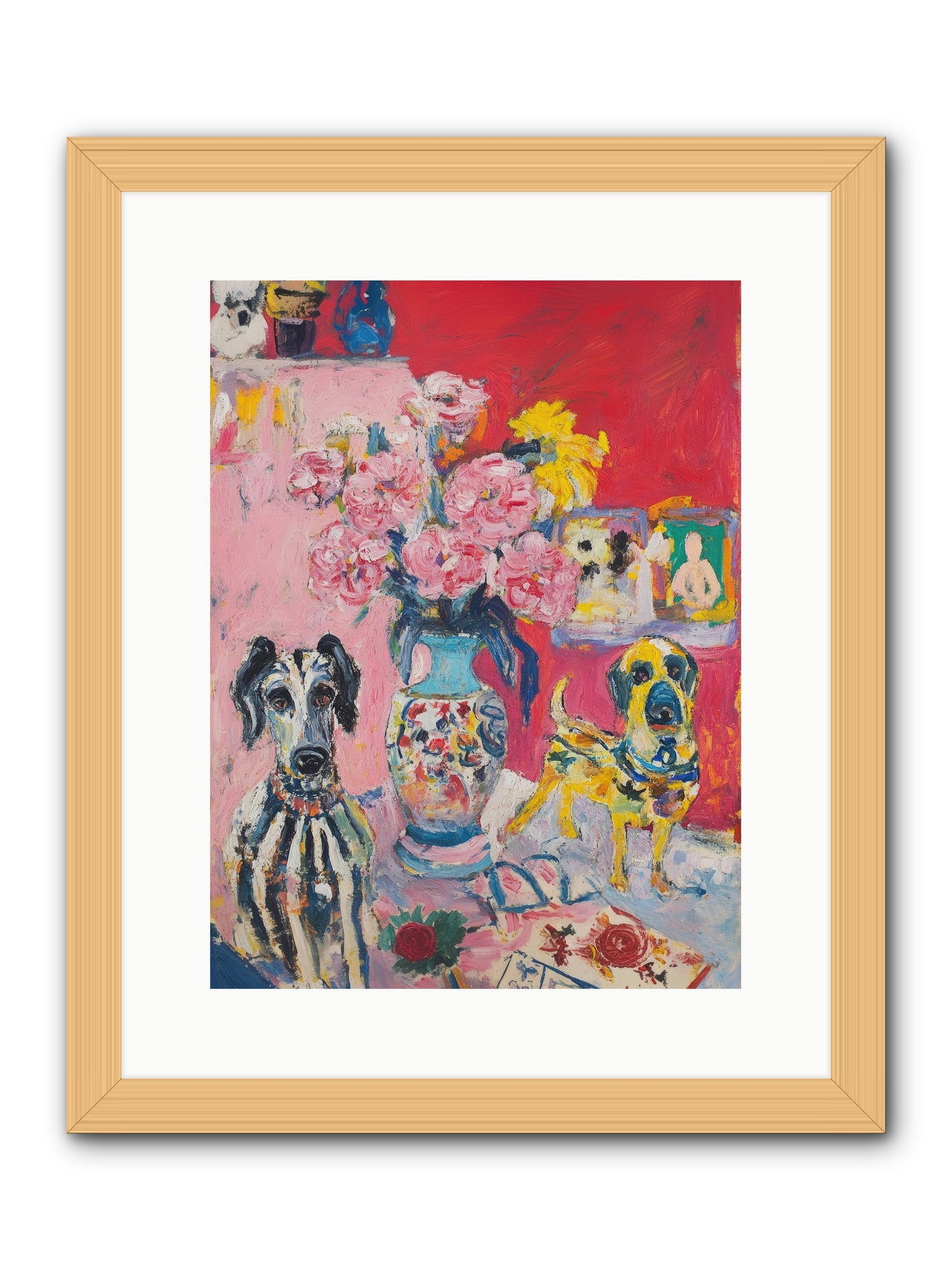 Bloomsbury Tales -- Framed Print - Natural 12x16