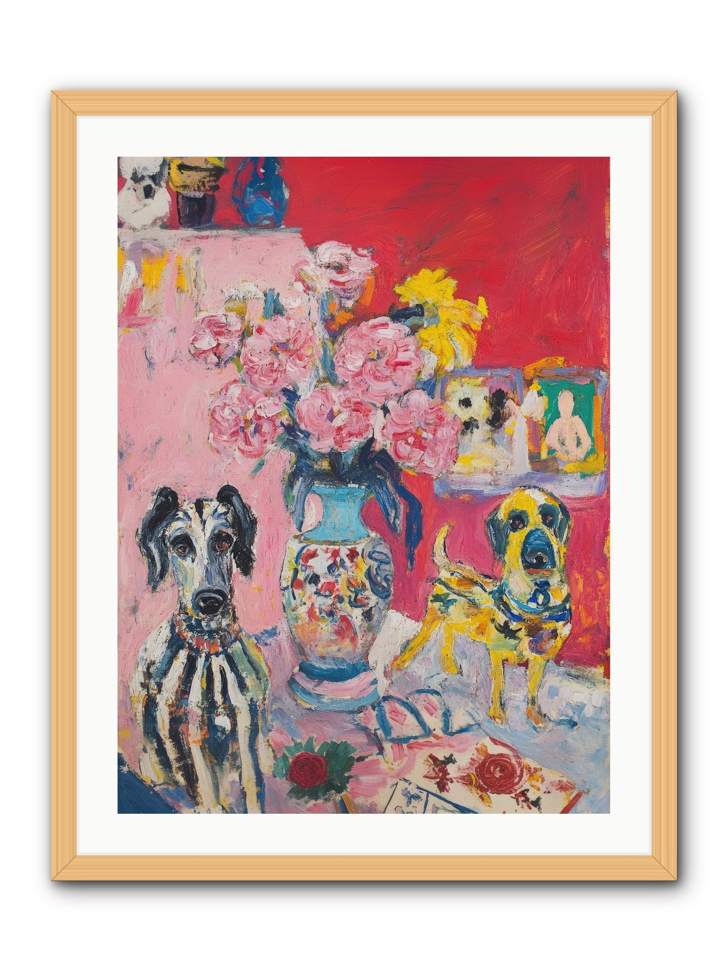 Bloomsbury Tales -- Framed Print - Natural 24x32