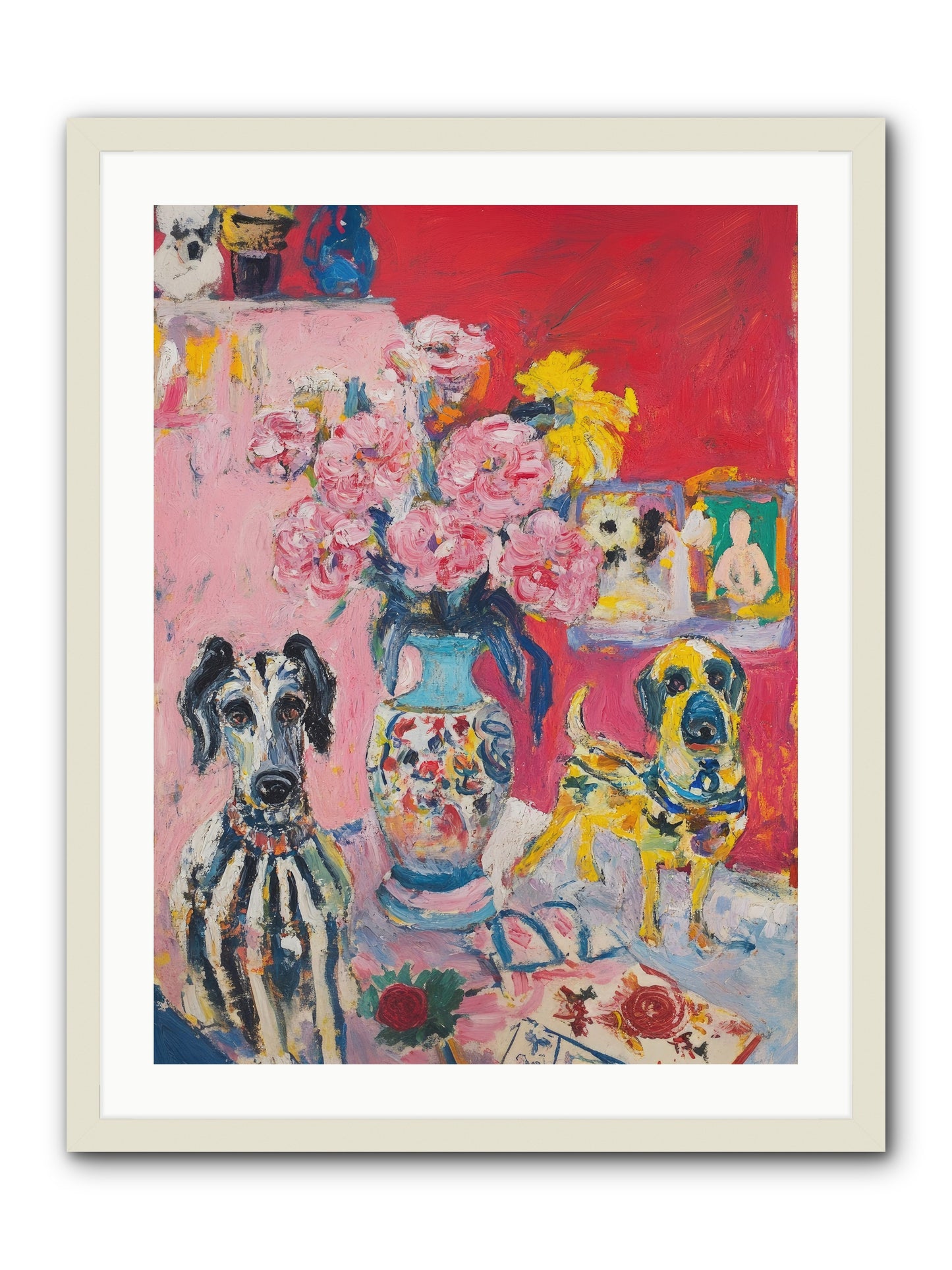 Bloomsbury Tales -- Framed Print - White 24x32