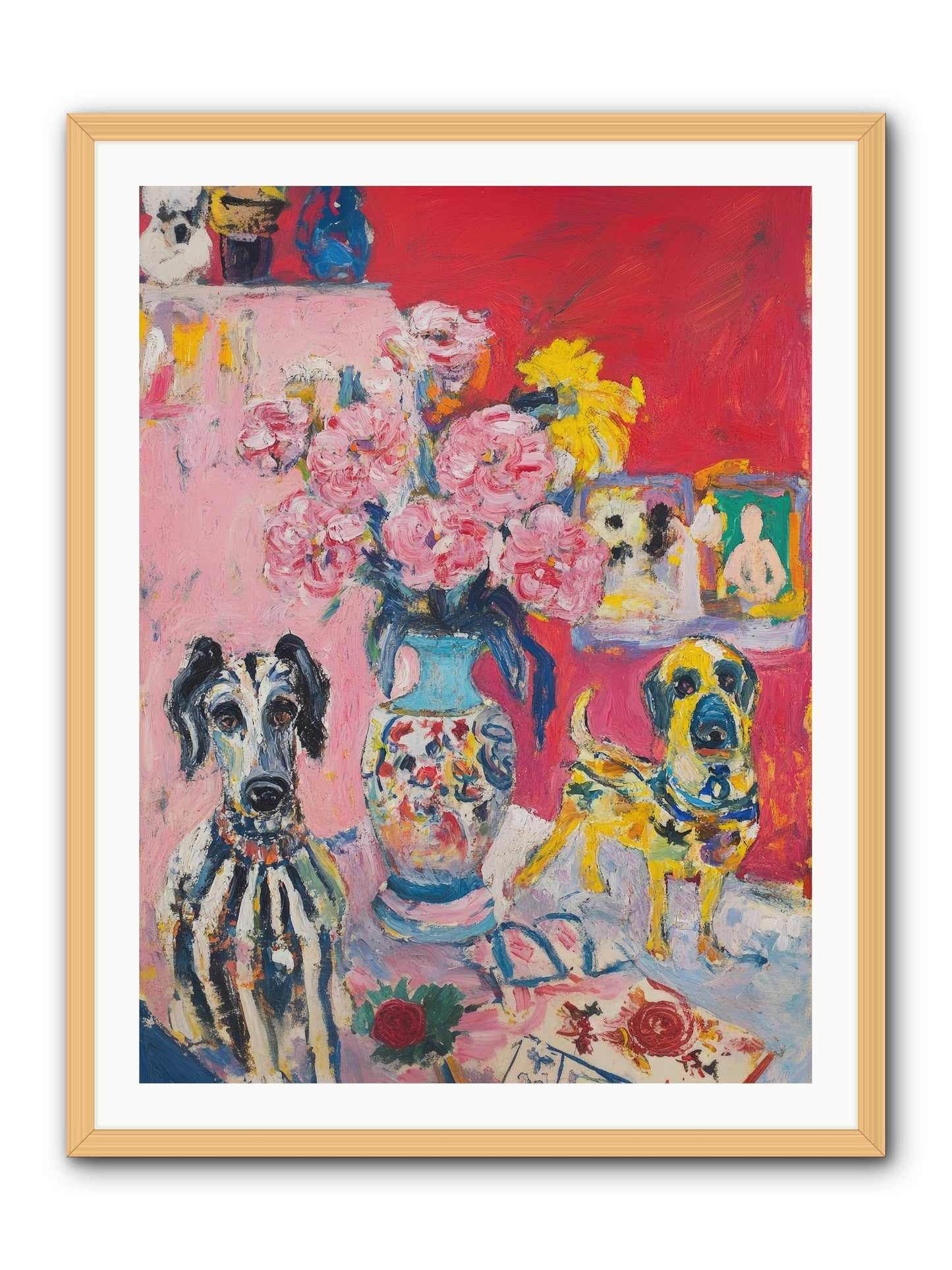 Bloomsbury Tales -- Framed Print - Natural 30x40