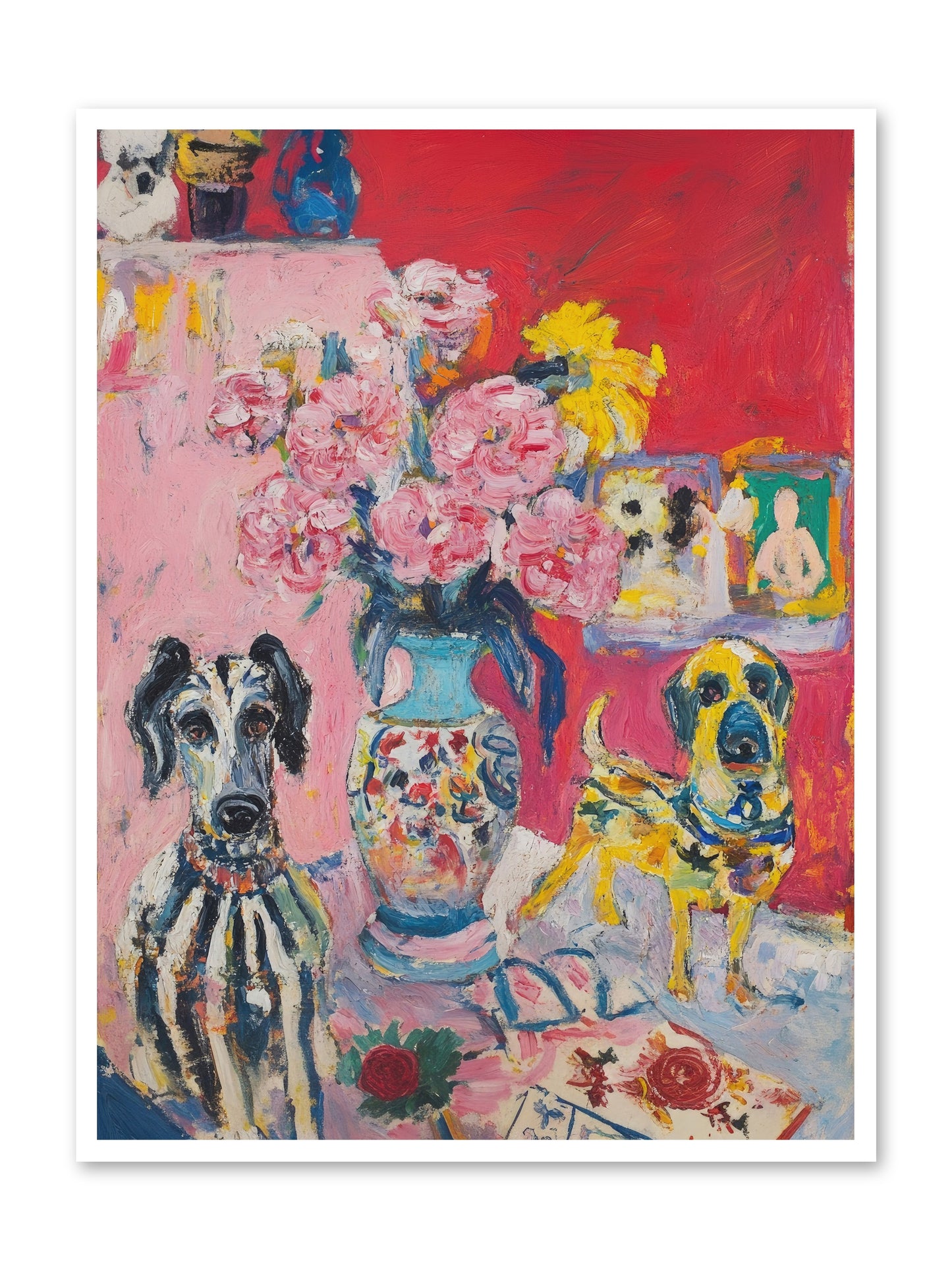 Bloomsbury Tales -- Loose Canvas Print 36x48