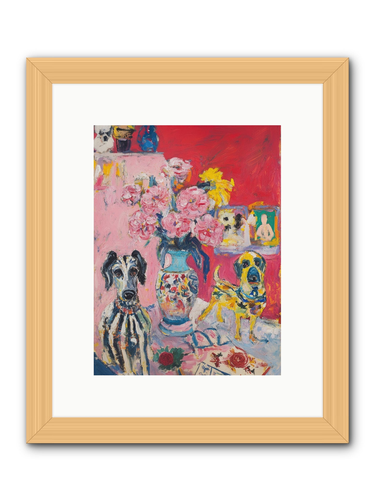 Bloomsbury Tales -- Framed Print - Natural 9x12