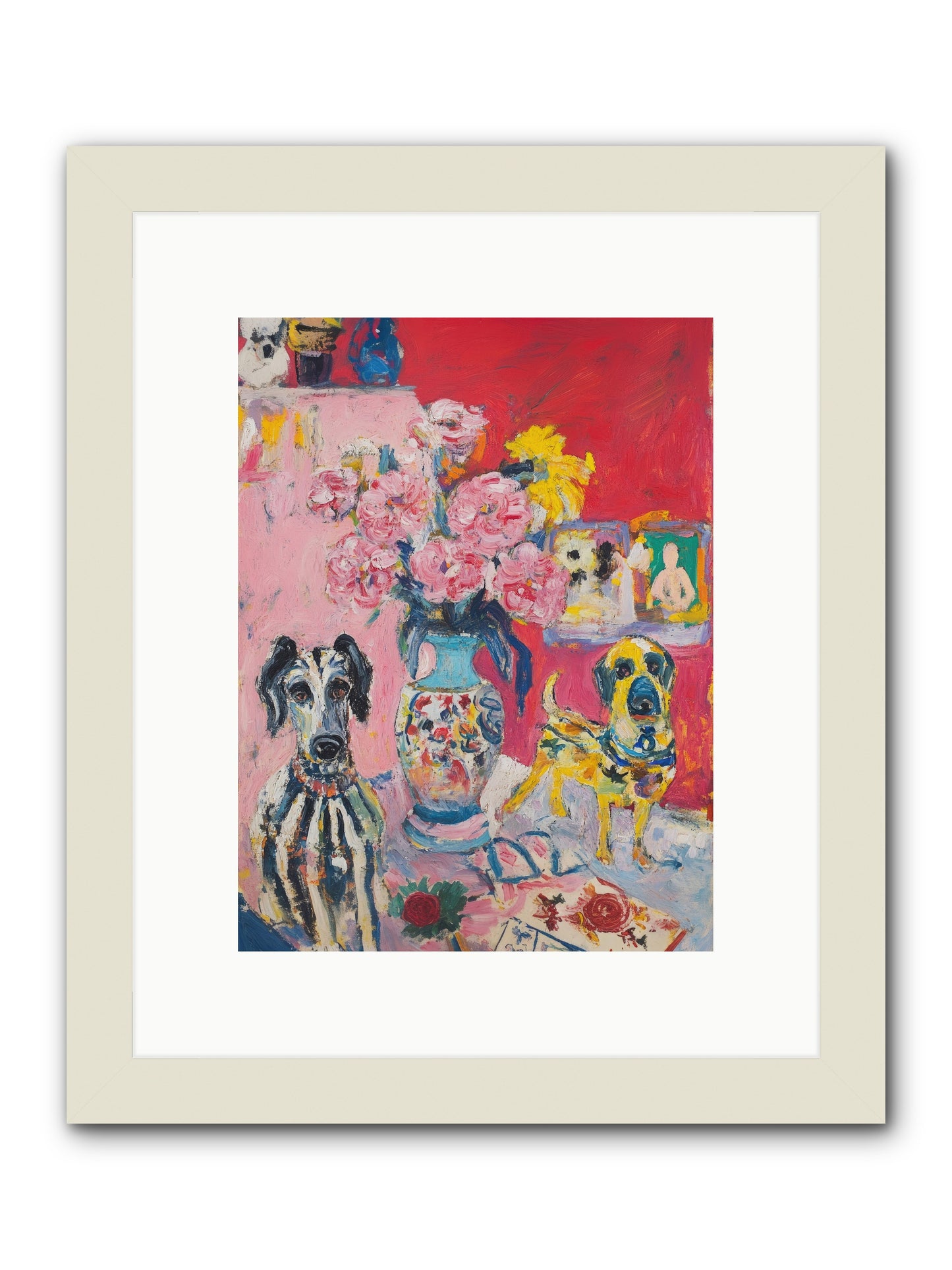 Bloomsbury Tales -- Framed Print - White 9x12