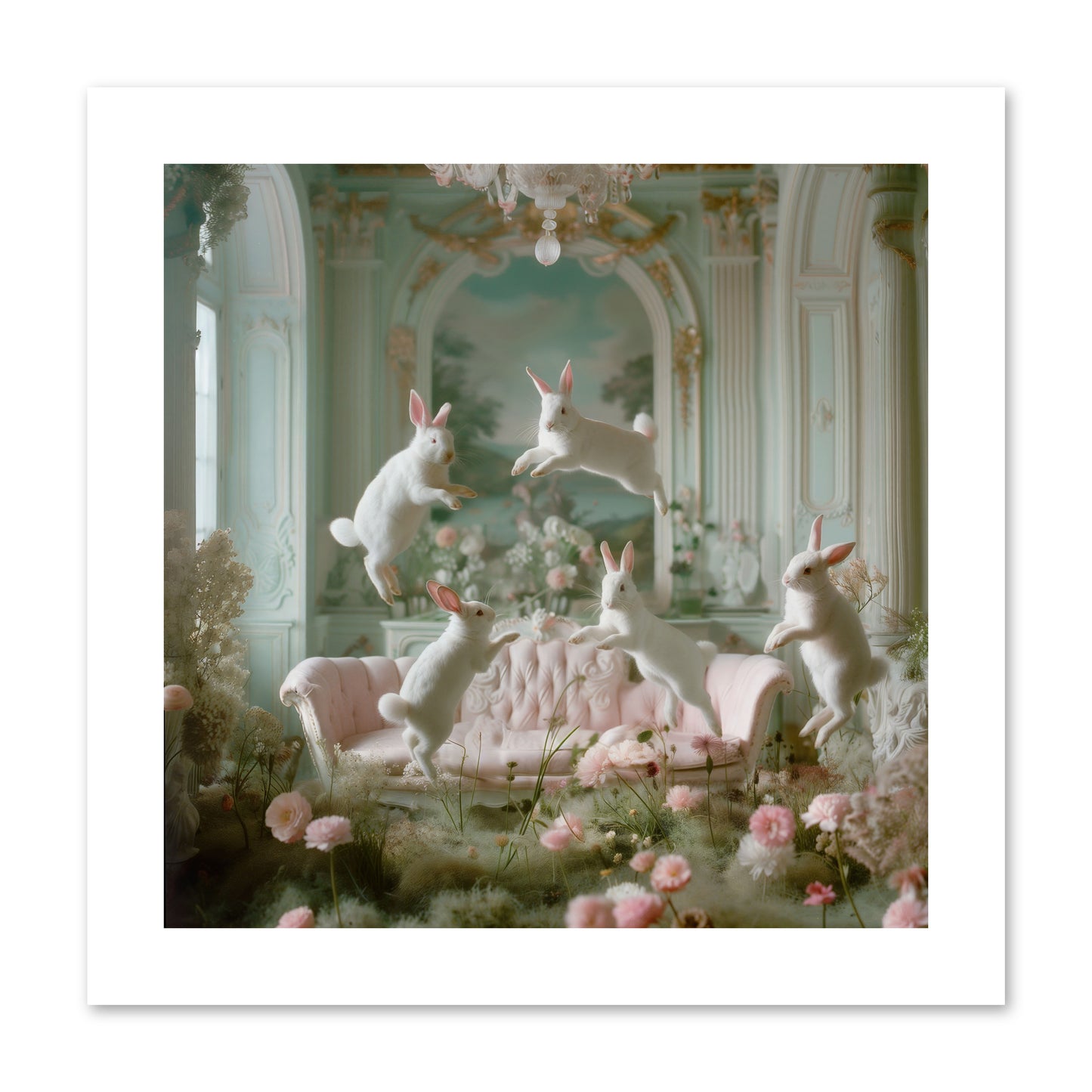 Blossom Reverie -- Loose Canvas Print 10x10