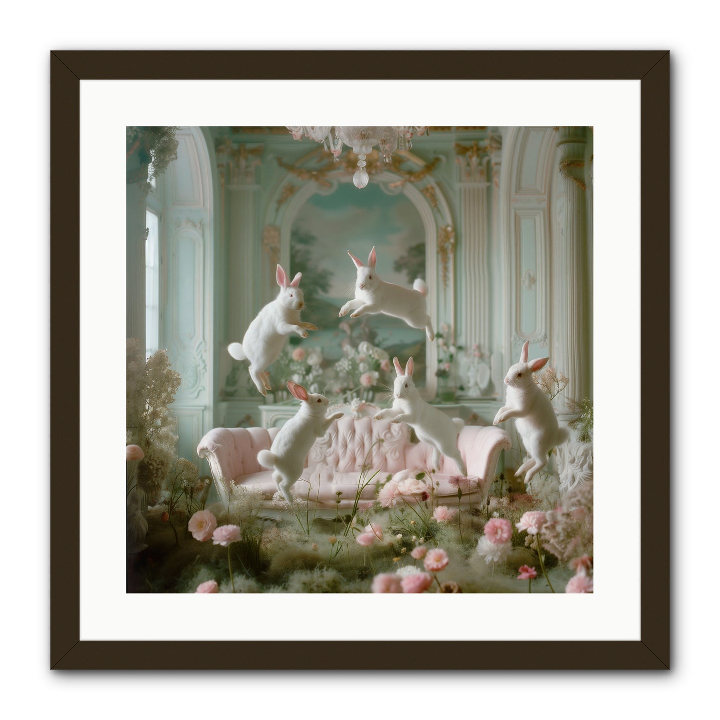 Blossom Reverie -- Framed Print - Black 20x20
