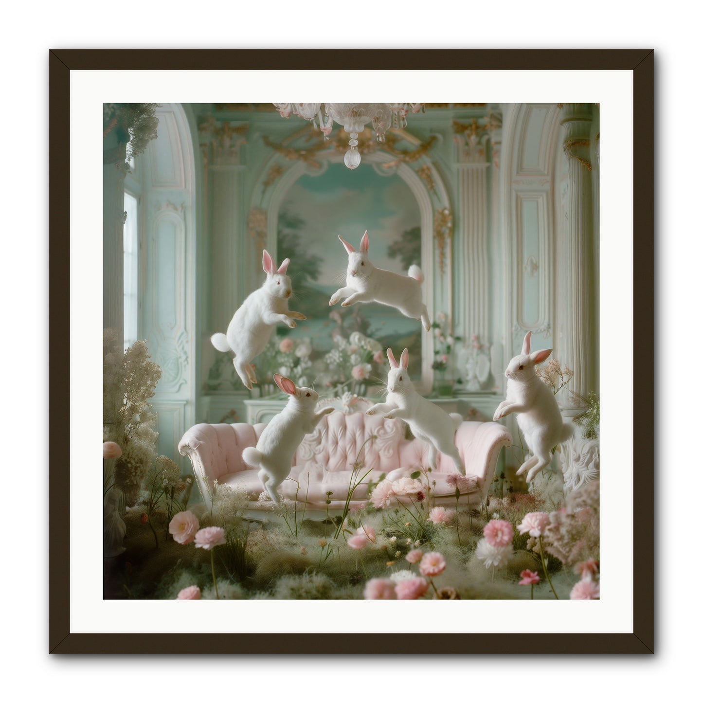 Blossom Reverie -- Framed Print - Black 30x30