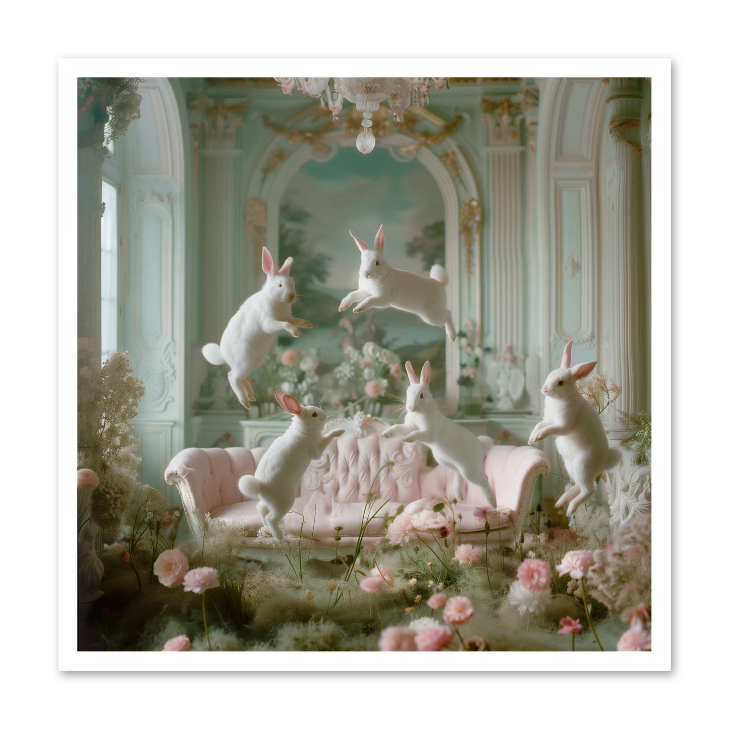 Blossom Reverie -- Loose Canvas Print 30x30