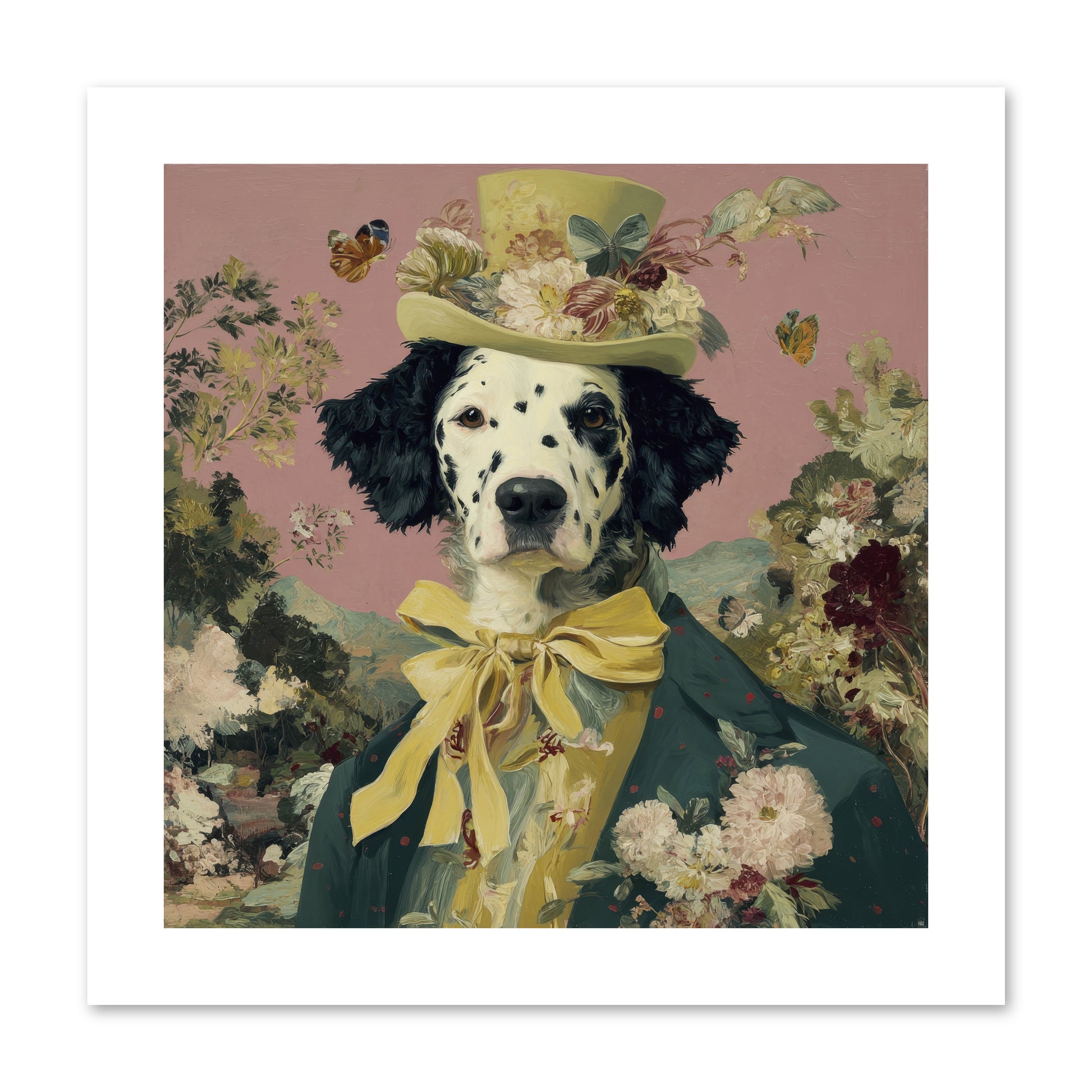 Blossom and Bound -- Paper Print 10x10