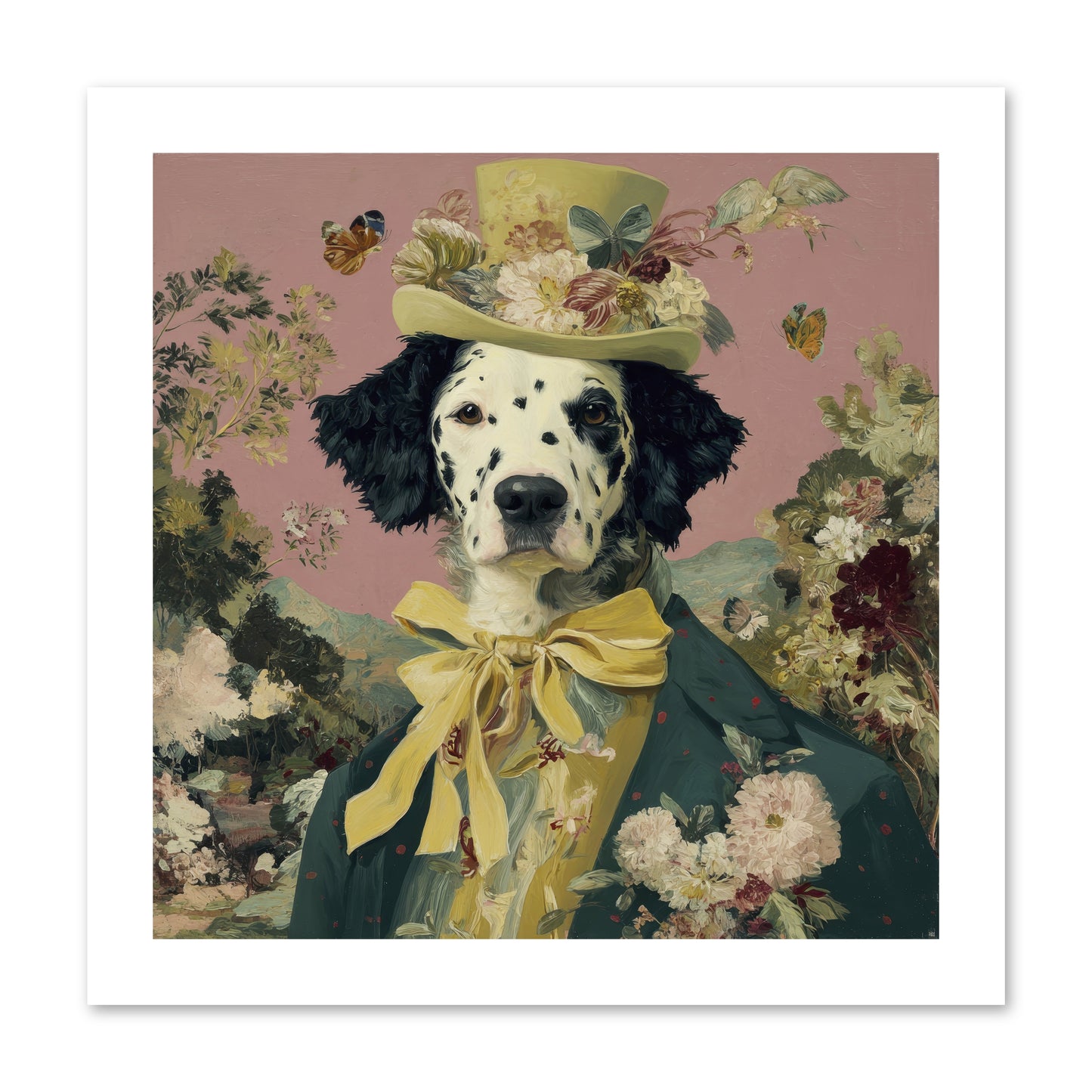 Blossom and Bound -- Paper Print 12x12