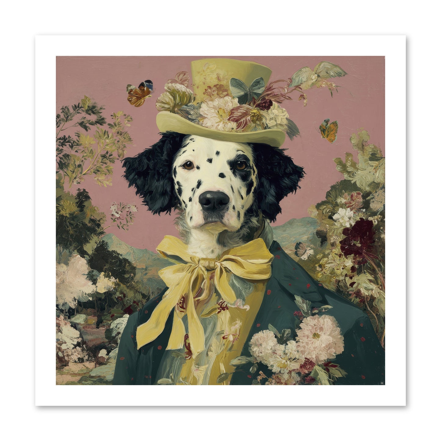 Blossom and Bound -- Paper Print 16x16