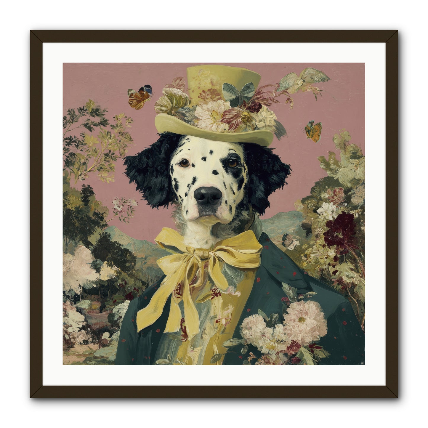 Blossom and Bound -- Framed Print - Black 30x30