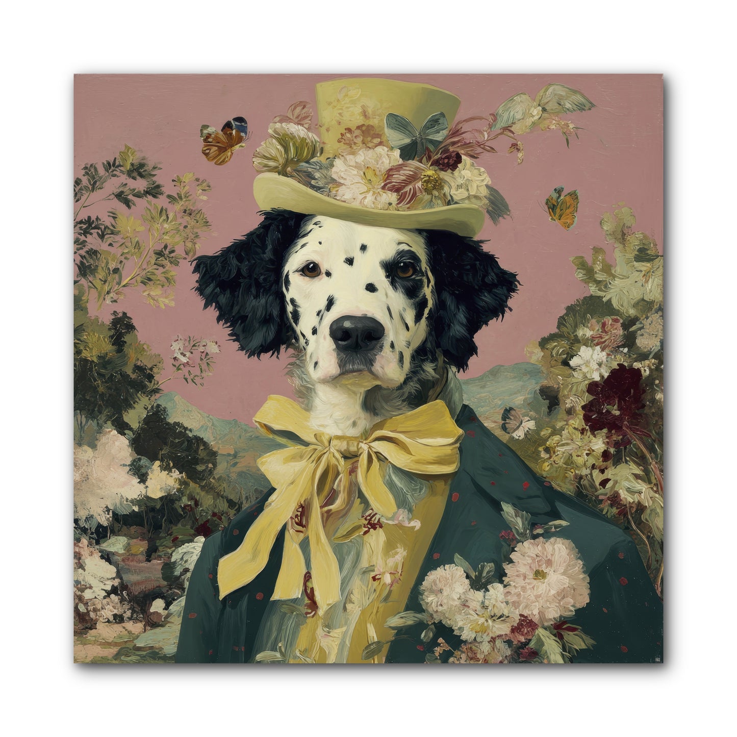 Blossom and Bound -- Wrapped Canvas 10x10