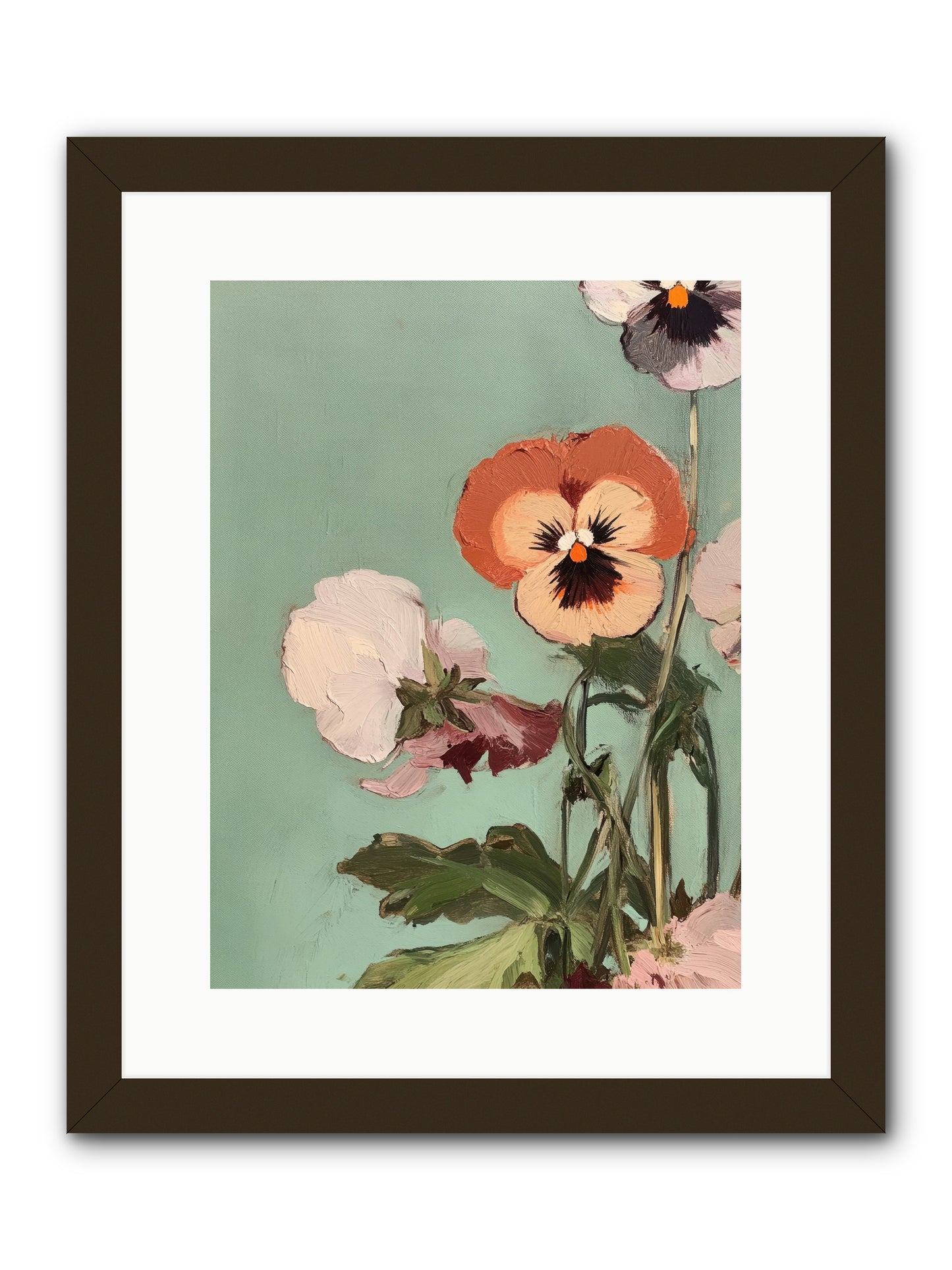 Blossoms of Affection -- Framed Print - Black 12x16