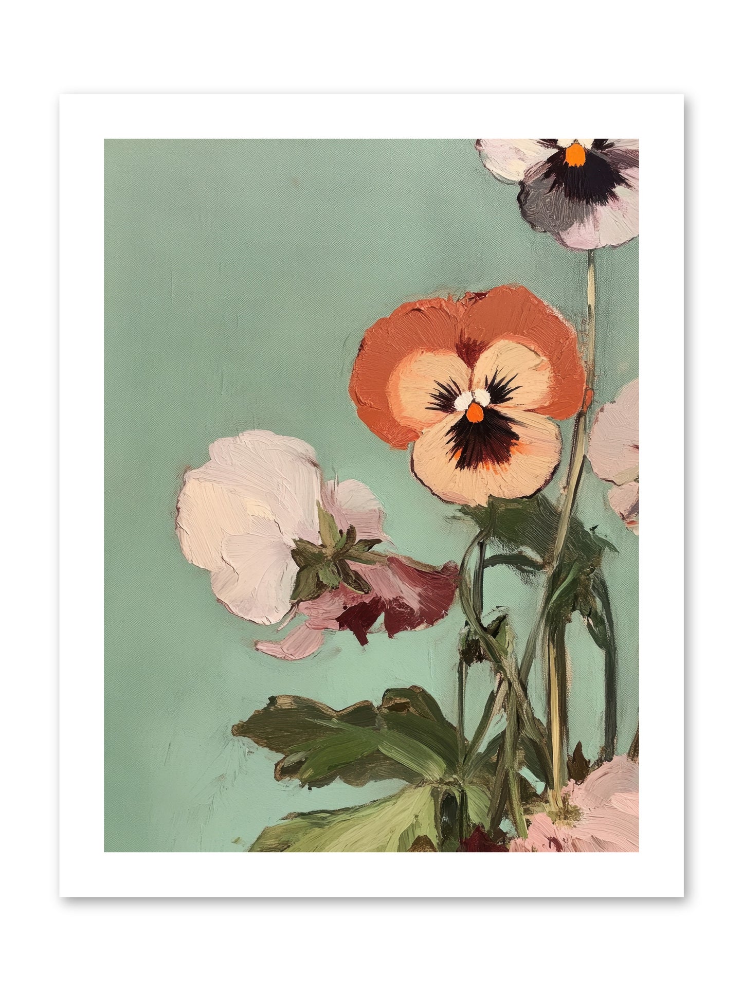 Blossoms of Affection -- Loose Canvas Print 12x16