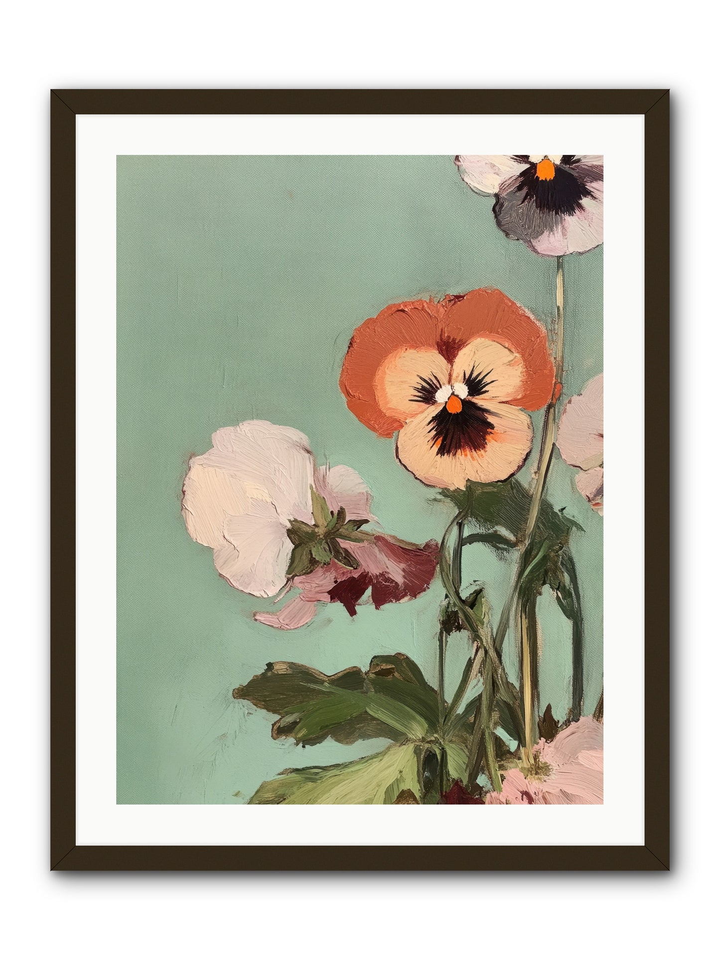 Blossoms of Affection -- Framed Print - Black 24x32