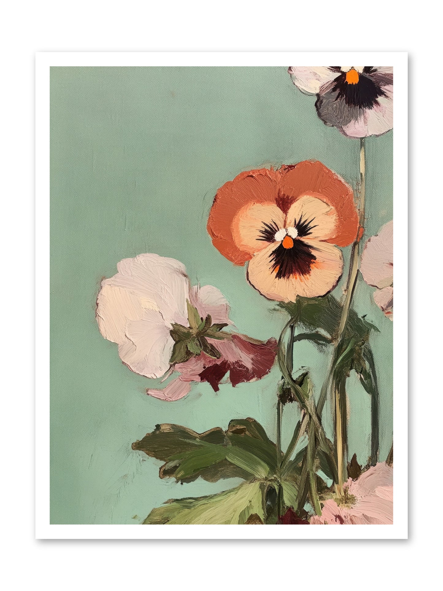 Blossoms of Affection -- Paper Print 24x32