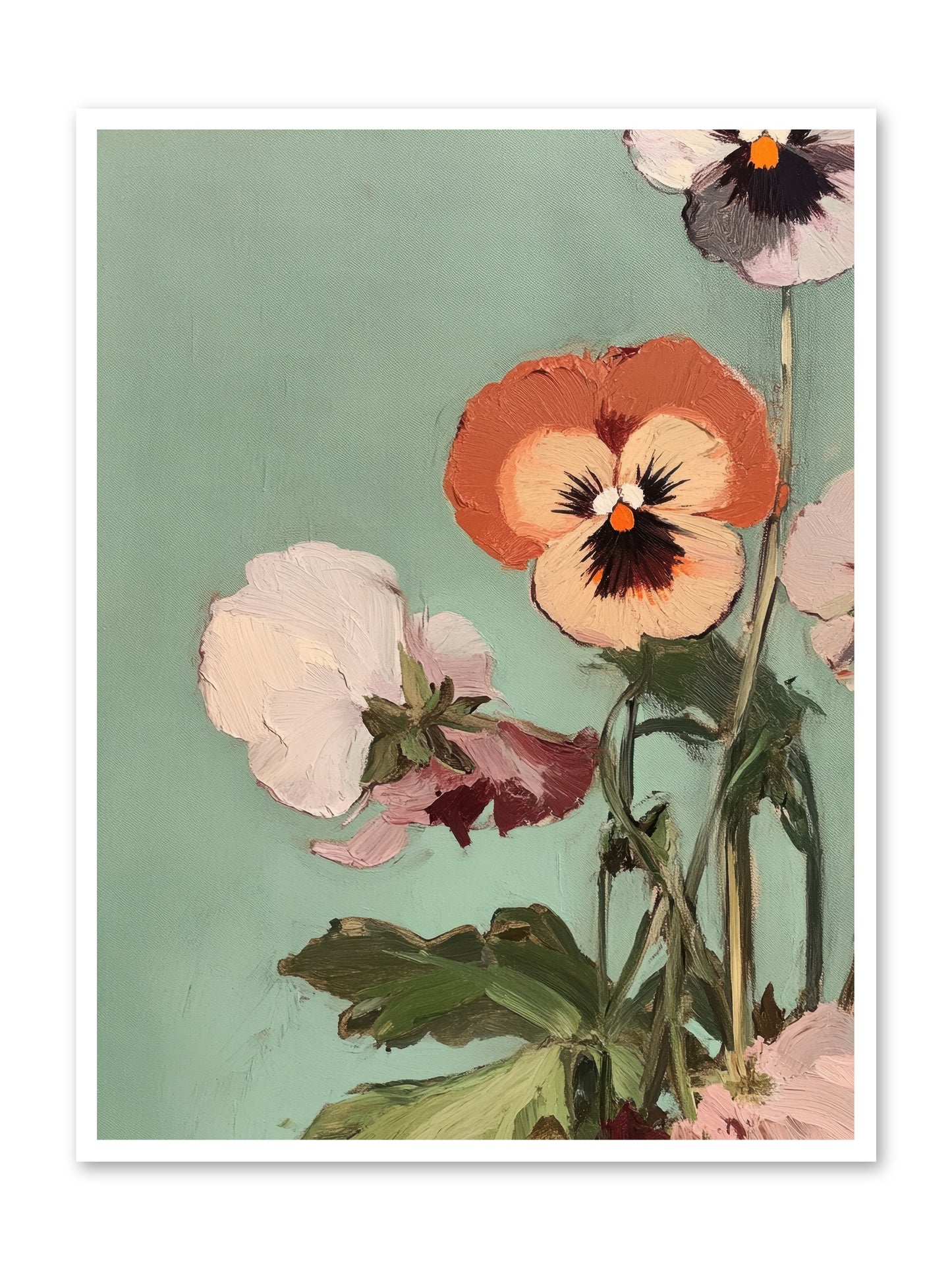 Blossoms of Affection -- Loose Canvas Print 36x48