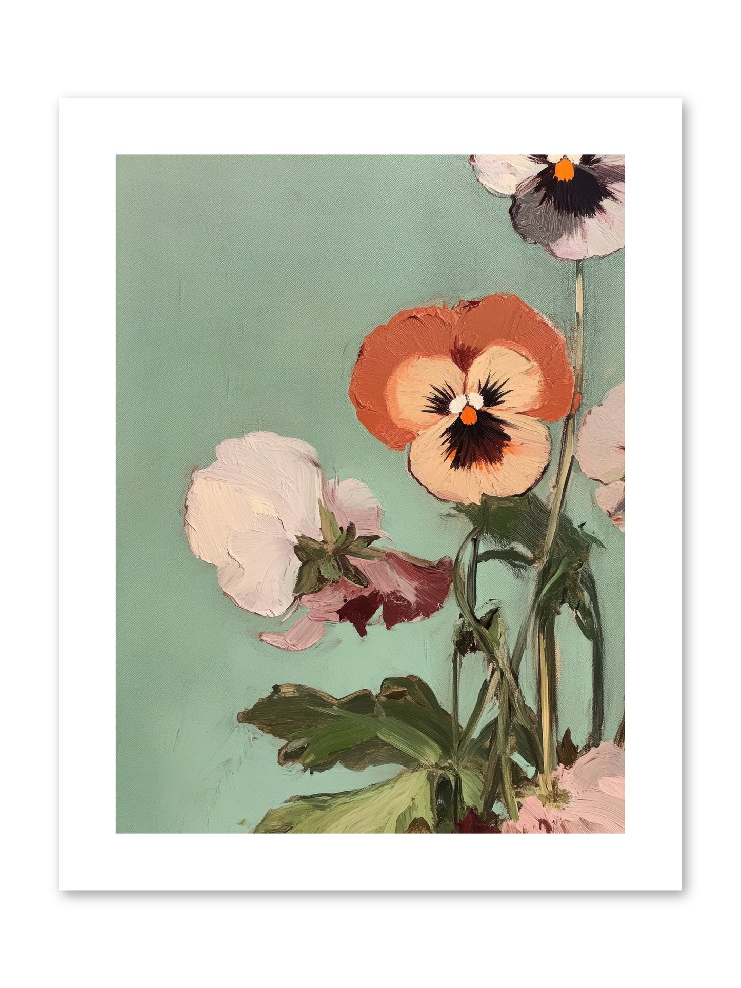Blossoms of Affection -- Paper Print 9x12