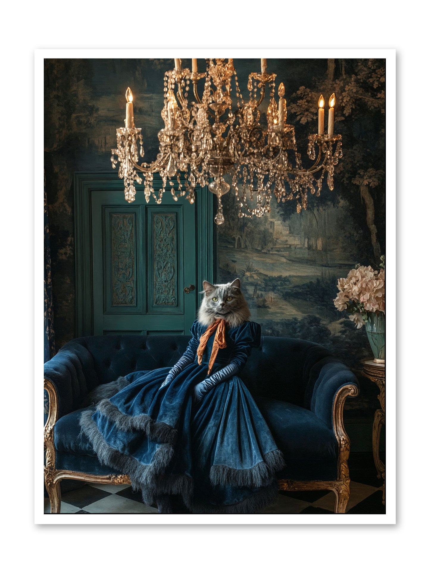 Blue Held Her GraceRez -- Paper Print 36x48