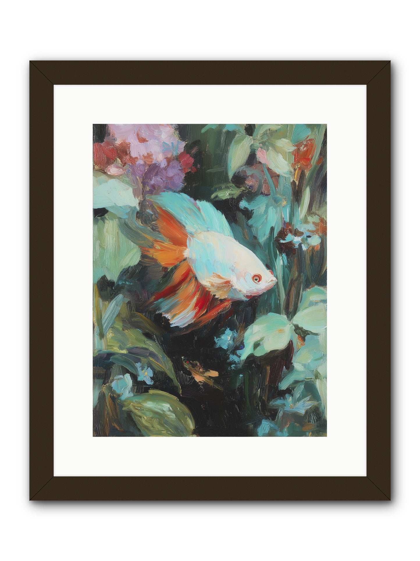 Blue Infinity -- Framed Print - Black 12x16