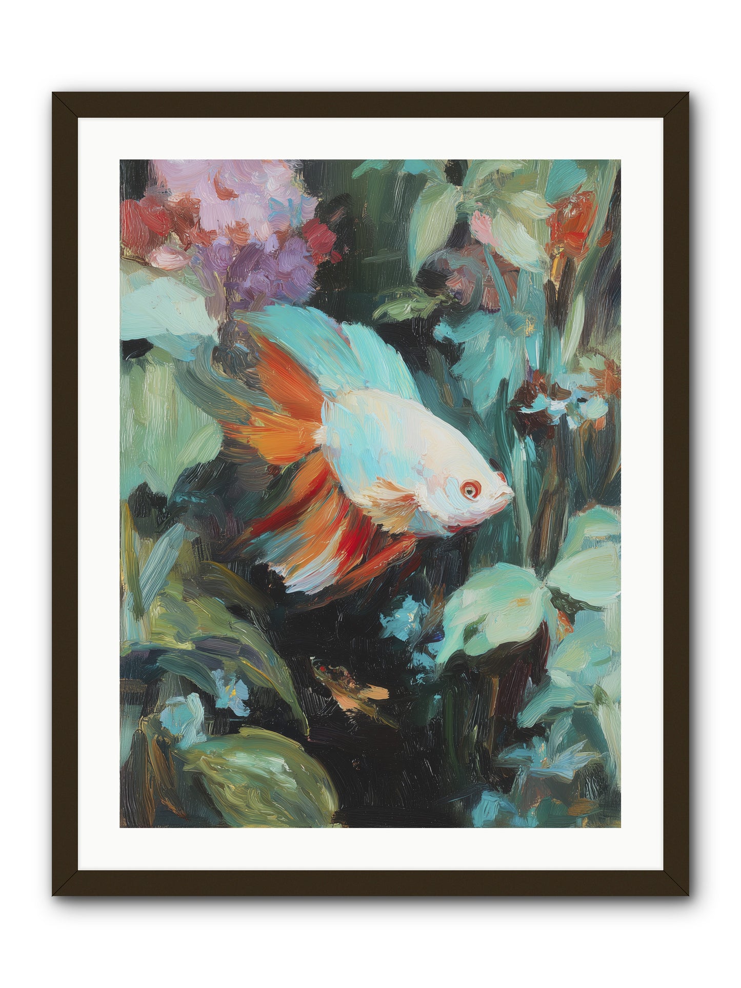 Blue Infinity -- Framed Print - Black 24x32