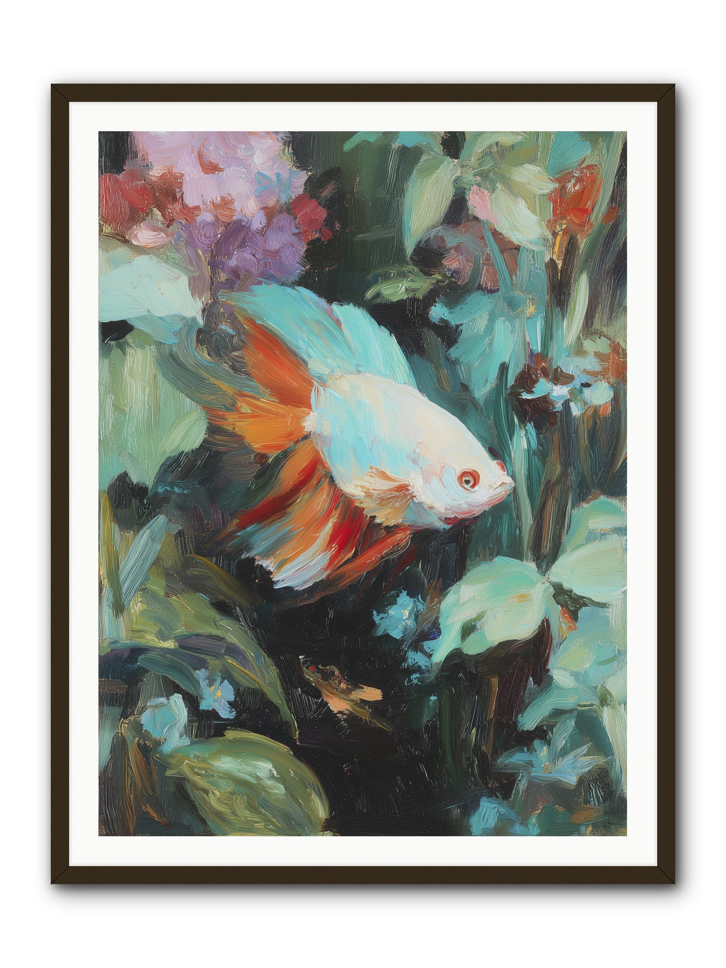 Blue Infinity -- Framed Print - Black 36x48