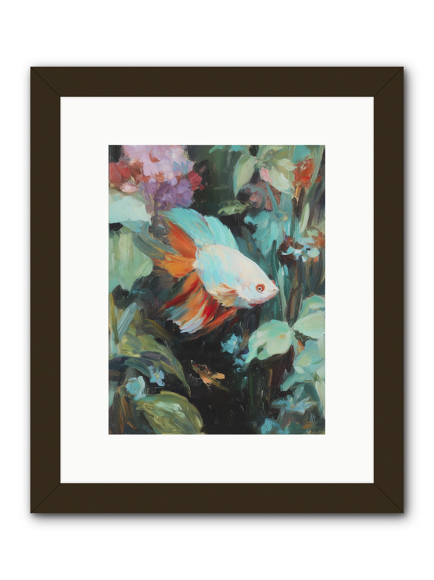 Blue Infinity -- Framed Print - Black 9x12