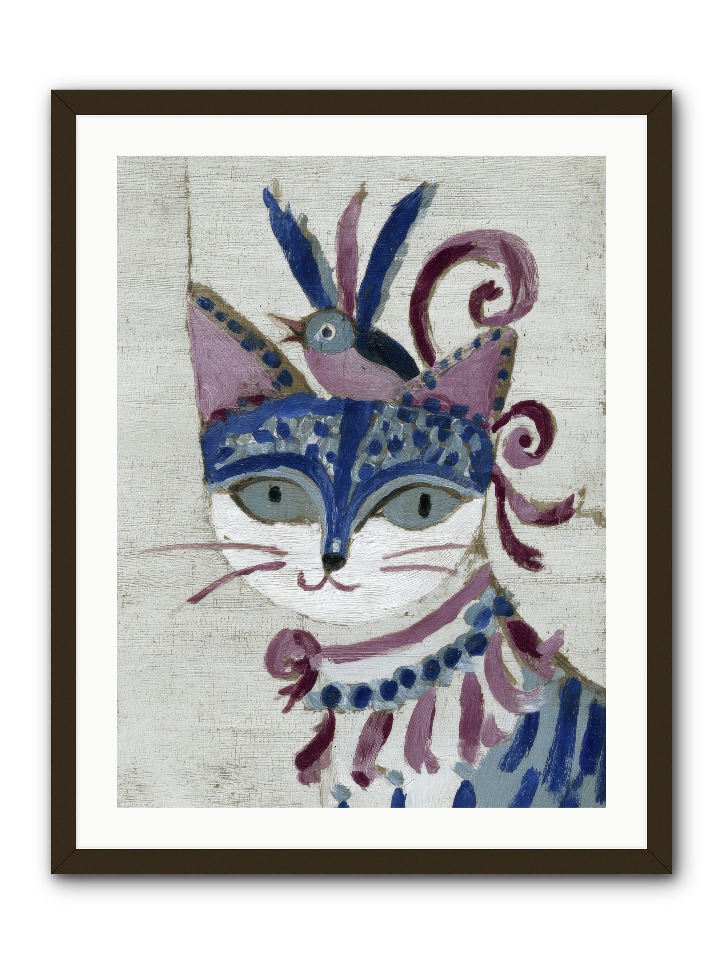Bluebells Before Supper -- Framed Print - Black 24x32