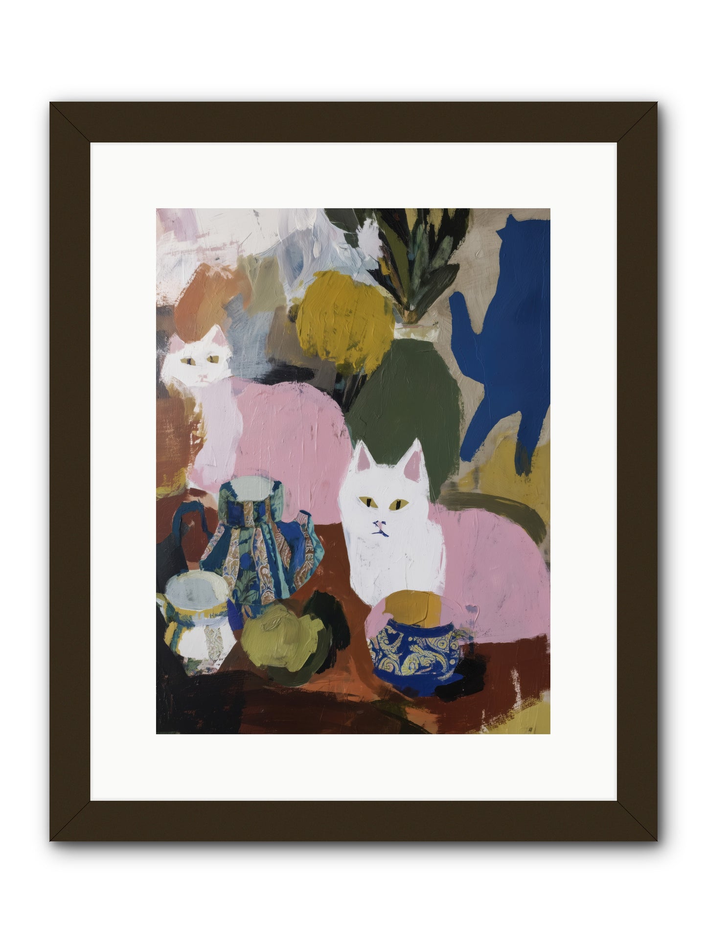 Blurred Lines -- Framed Print - Black 12x16
