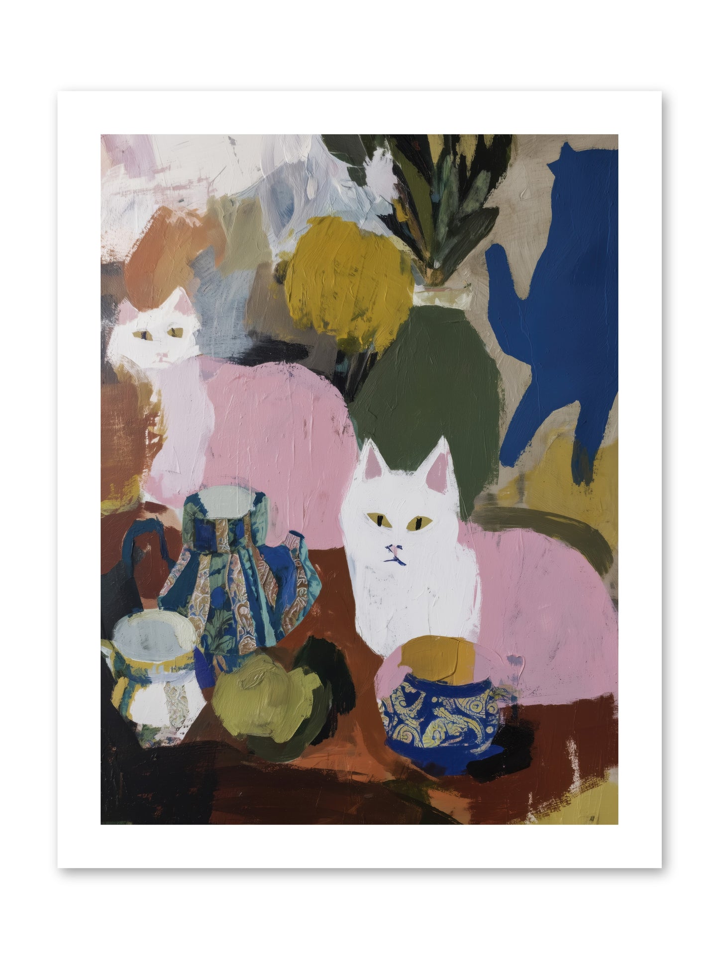 Blurred Lines -- Loose Canvas Print 12x16