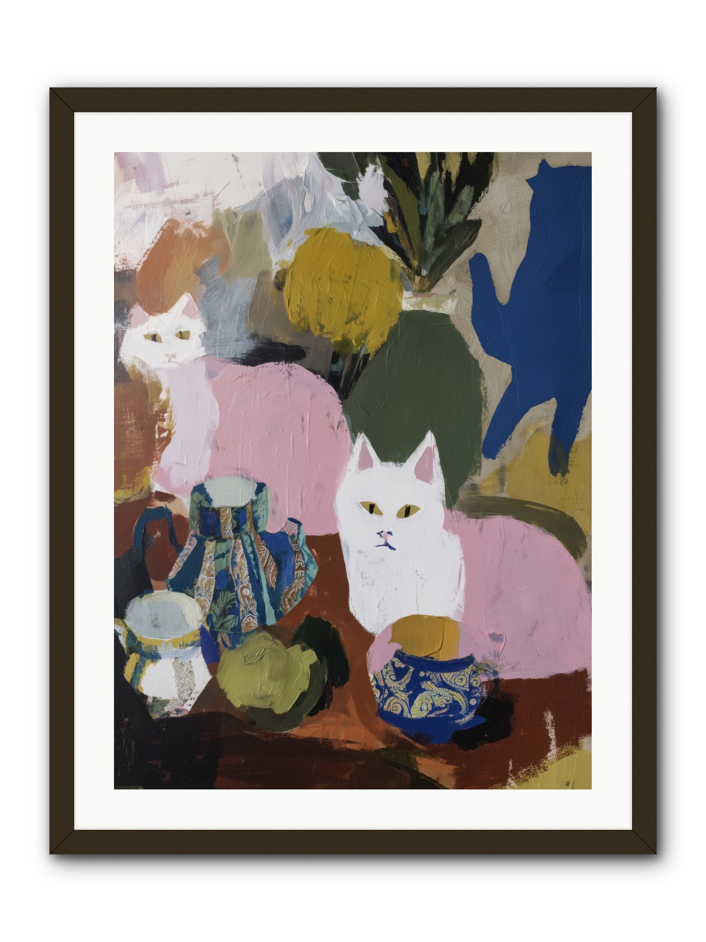 Blurred Lines -- Framed Print - Black 24x32