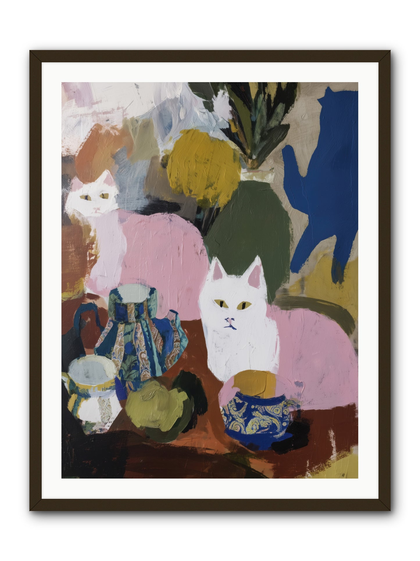Blurred Lines -- Framed Print - Black 30x40