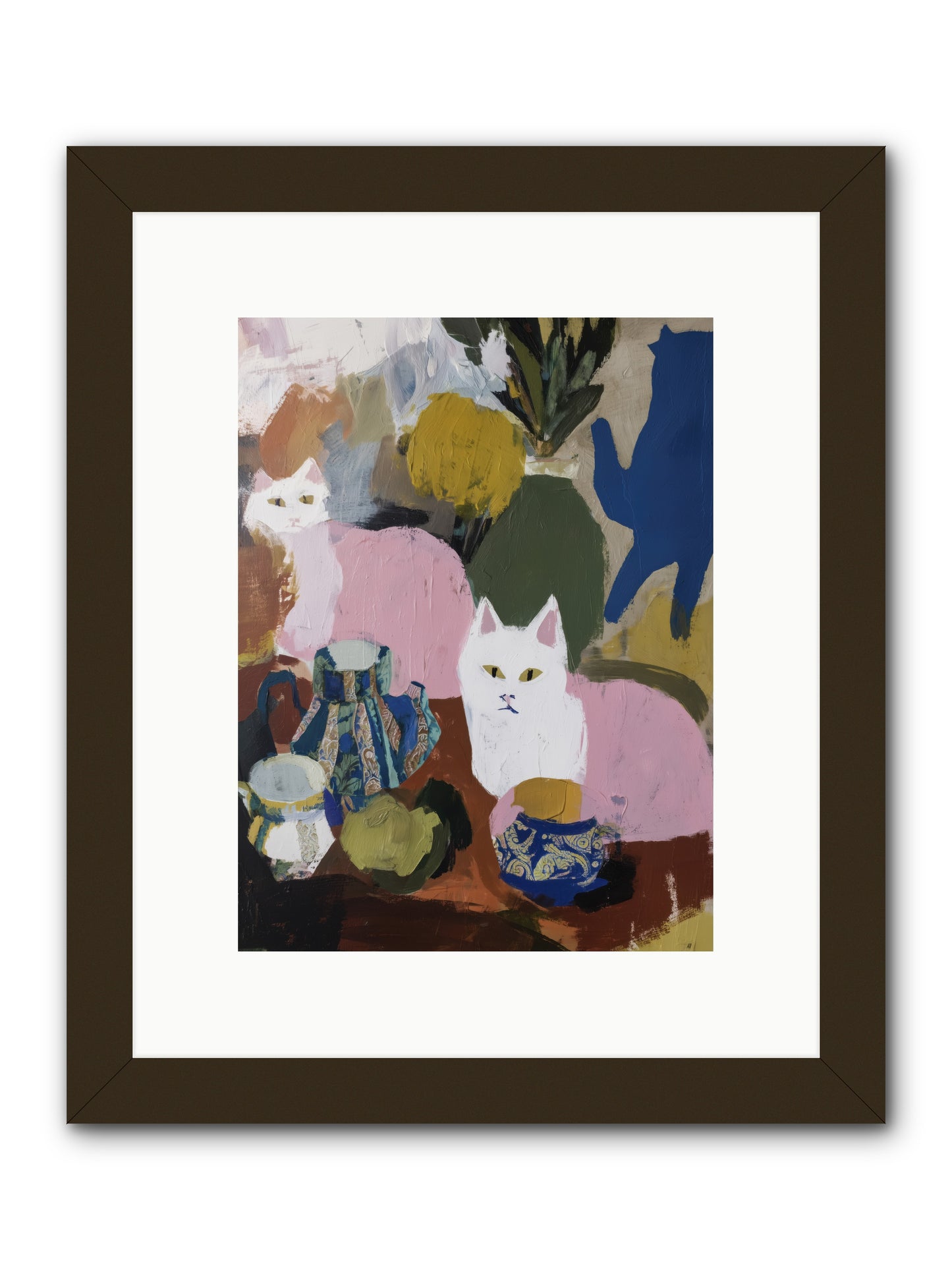 Blurred Lines -- Framed Print - Black 9x12
