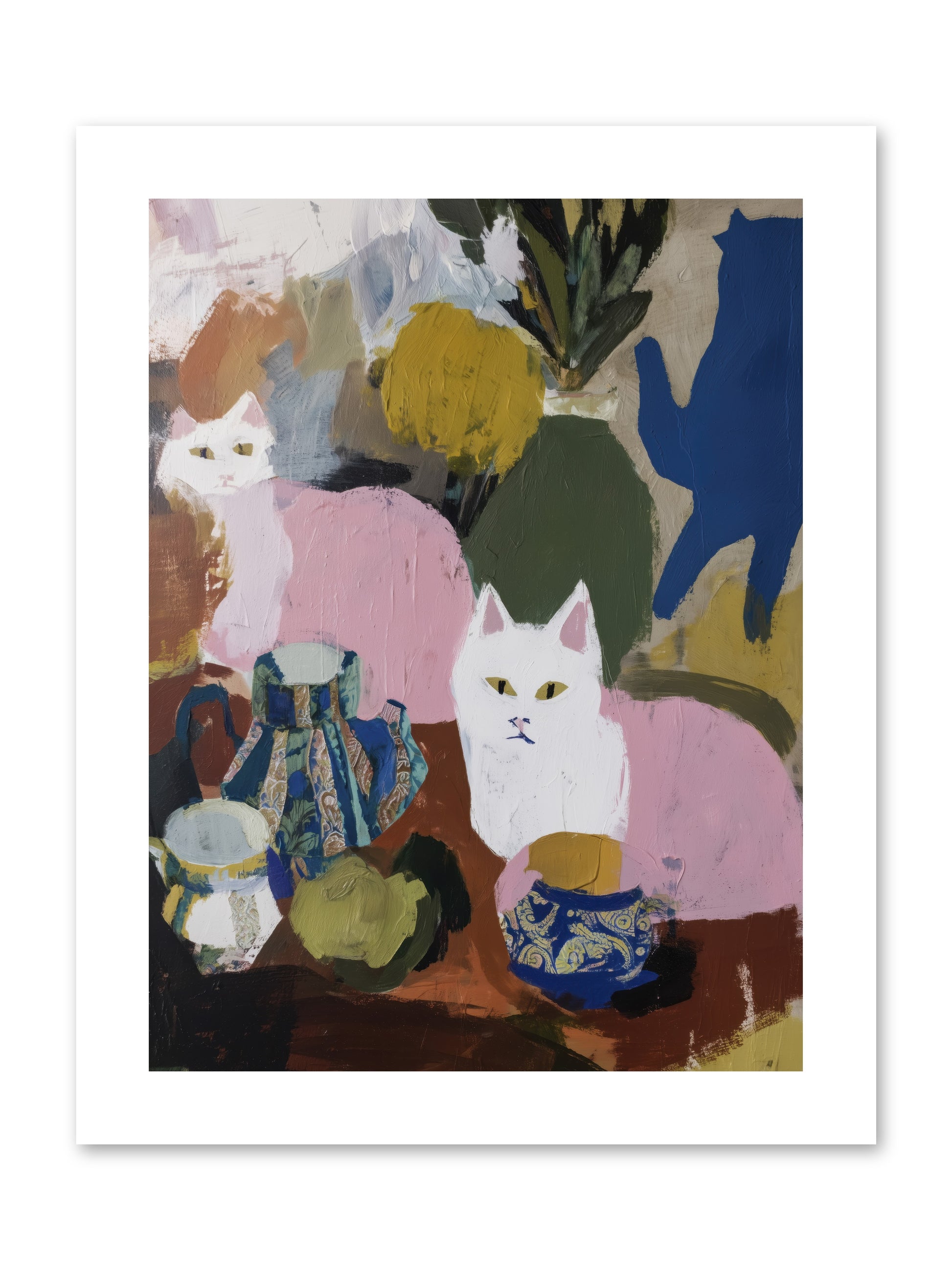 Blurred Lines -- Paper Print 9x12