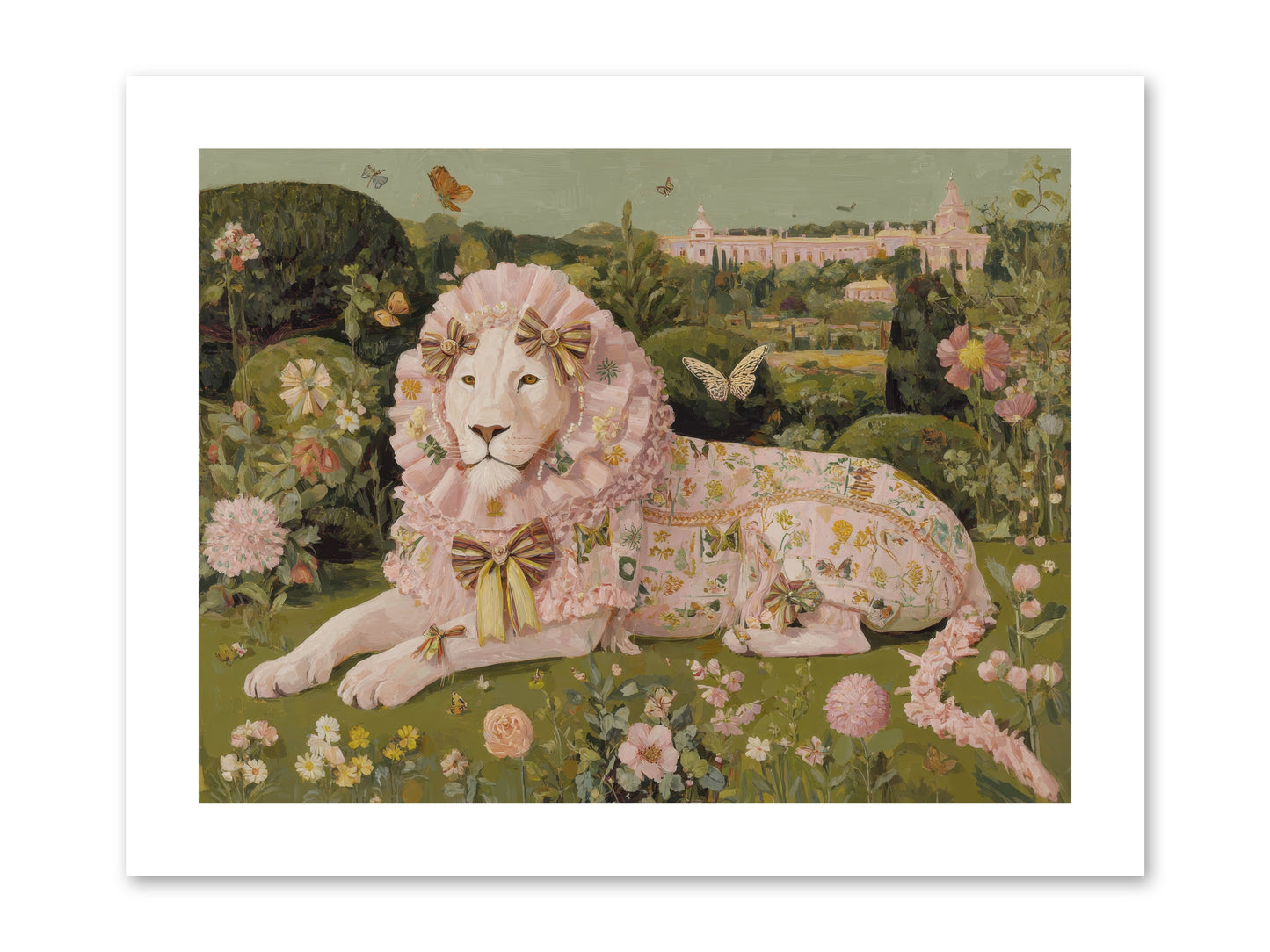 Blush Fold no.1 -- Loose Canvas Print 12x9