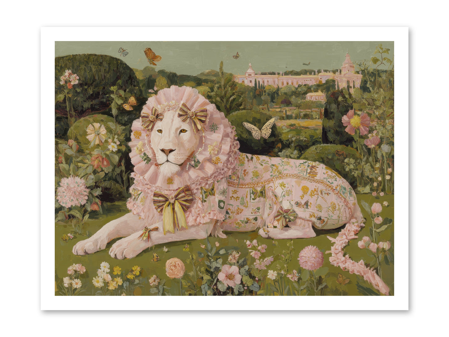 Blush Fold no.1 -- Loose Canvas Print 24x18