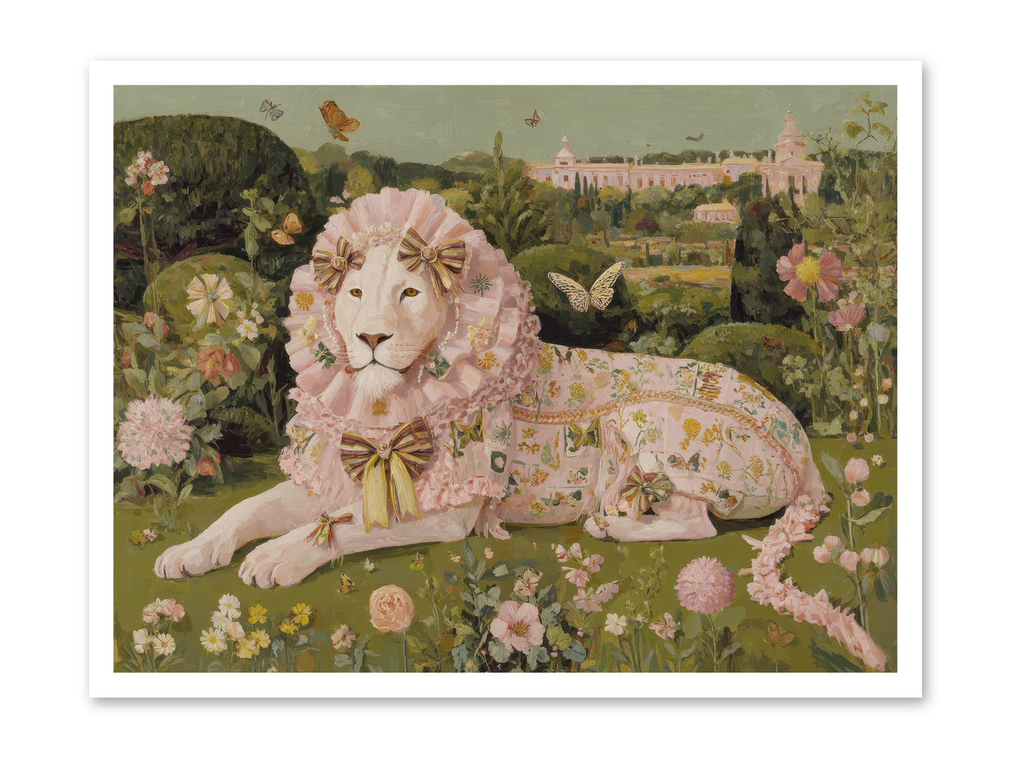 Blush Fold no.1 -- Loose Canvas Print 32x24