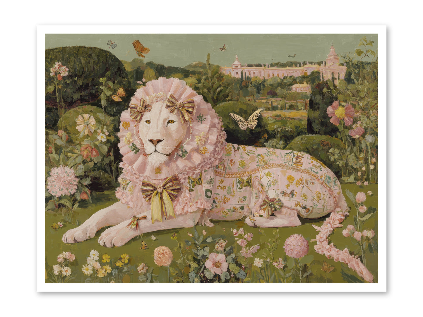 Blush Fold no.1 -- Loose Canvas Print 40x30